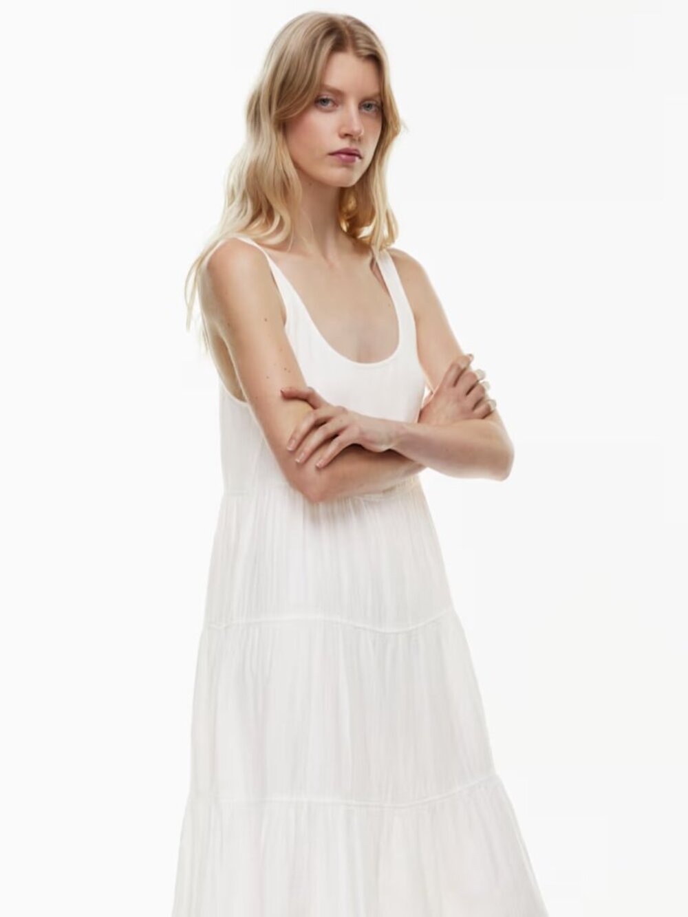 NWT Aritzia Firefly Midi Dress White